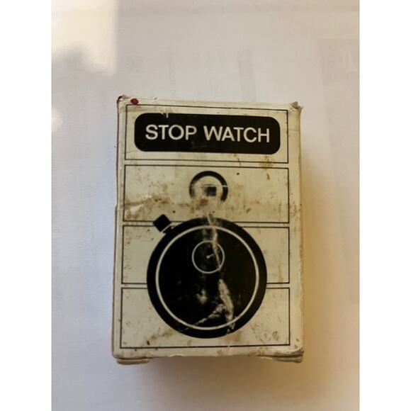 Vtg Edge-Mark 7 Jewel Mechanical Stopwatch 1/10 Sec Timer w/ Original Box - Picture 4 of 6